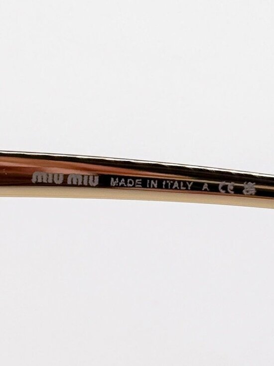 New Miu Miu MU A56S Oversized Gold Purple Sunglasses MUA56S 5AK20I main image 9
